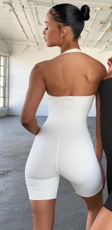 MB Fashion Wholesale - Wholesale Unitard - Women's - MB FASHION HALTER NECK YOGA JUMPSUIT 2542R17