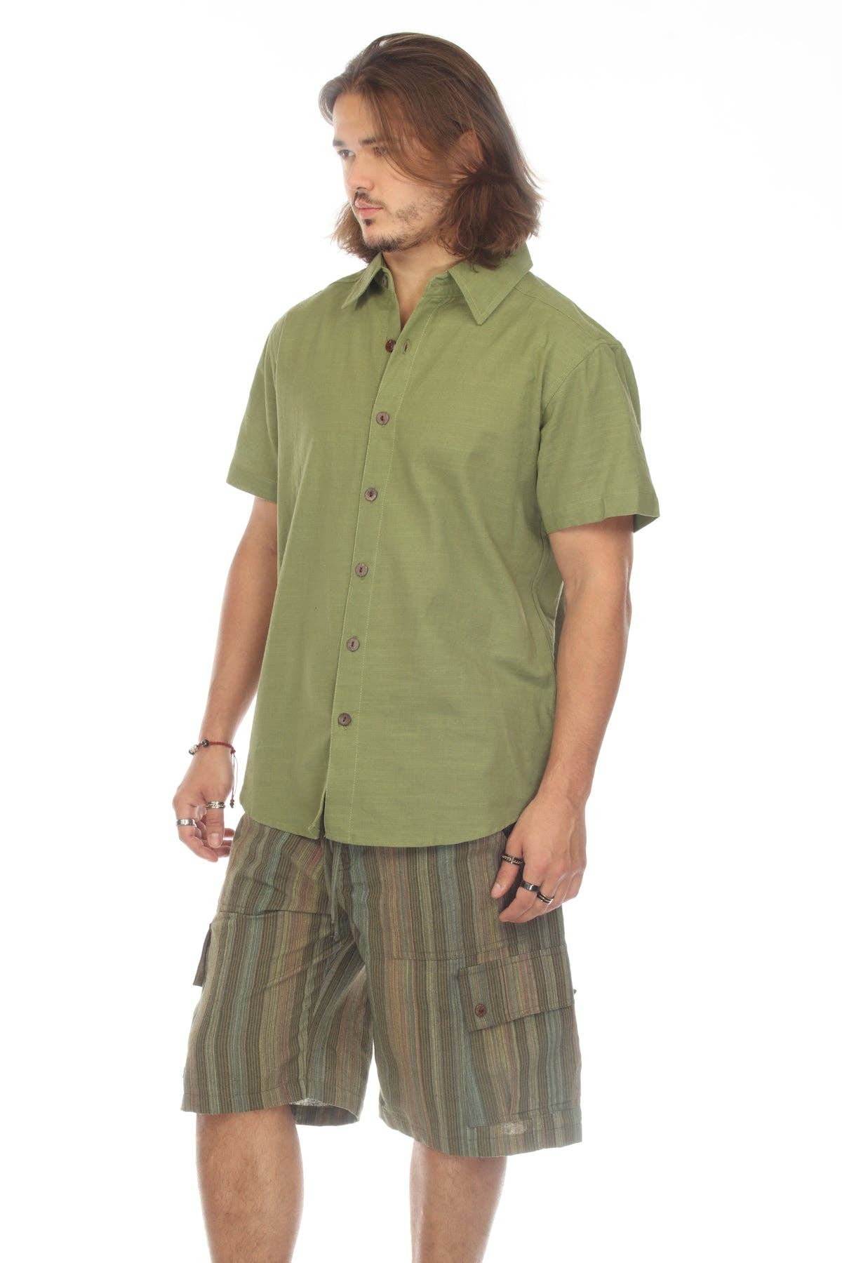 Lakhays Collection Inc. – Großhandel Hemd mit Button-down-Kragen – Herren – Herren-Kurzarmhemd aus Baumwolle mit Knopfleiste7