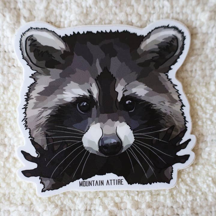 Wasbeer sticker voor wholesale door Mountain Attire