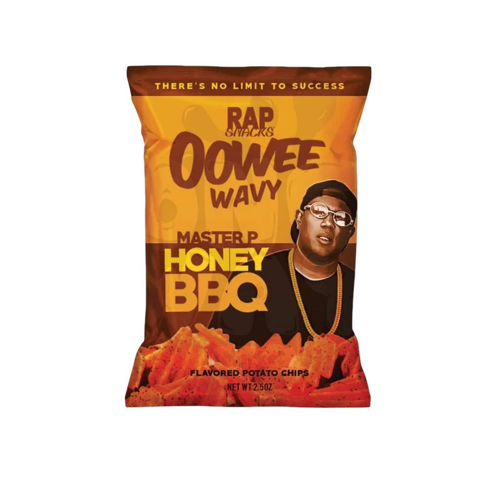 Fizz and Sweets Wholesale - Vente Chips - Rap Snacks Master P Wavy Miel BBQ - 70g0