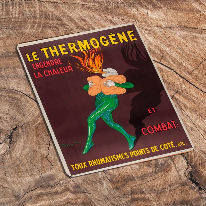 Le Thermogene Leonetto Cappiello - Metal Sign for wholesale by The British Metal Signs Company