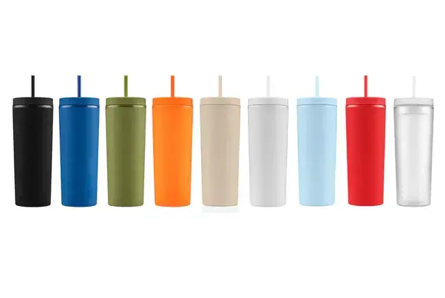 Mercantile 12 - Wholesale Drinking Glass/Cup - Custom TEXT 18 Oz. Slique Recycled Tumbler2