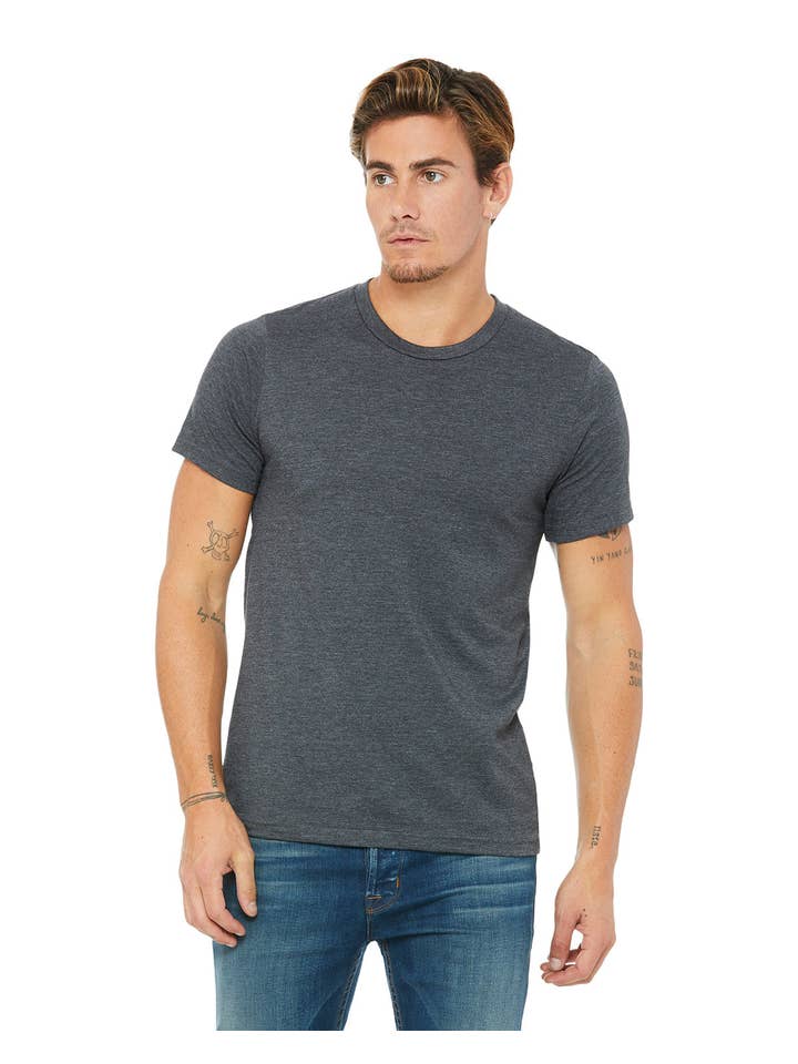 Total Apparel - Wholesale T-Shirt - Men's - Bella + Canvas Unisex Heather Blank CVC T-Shirt | 3001CVC18