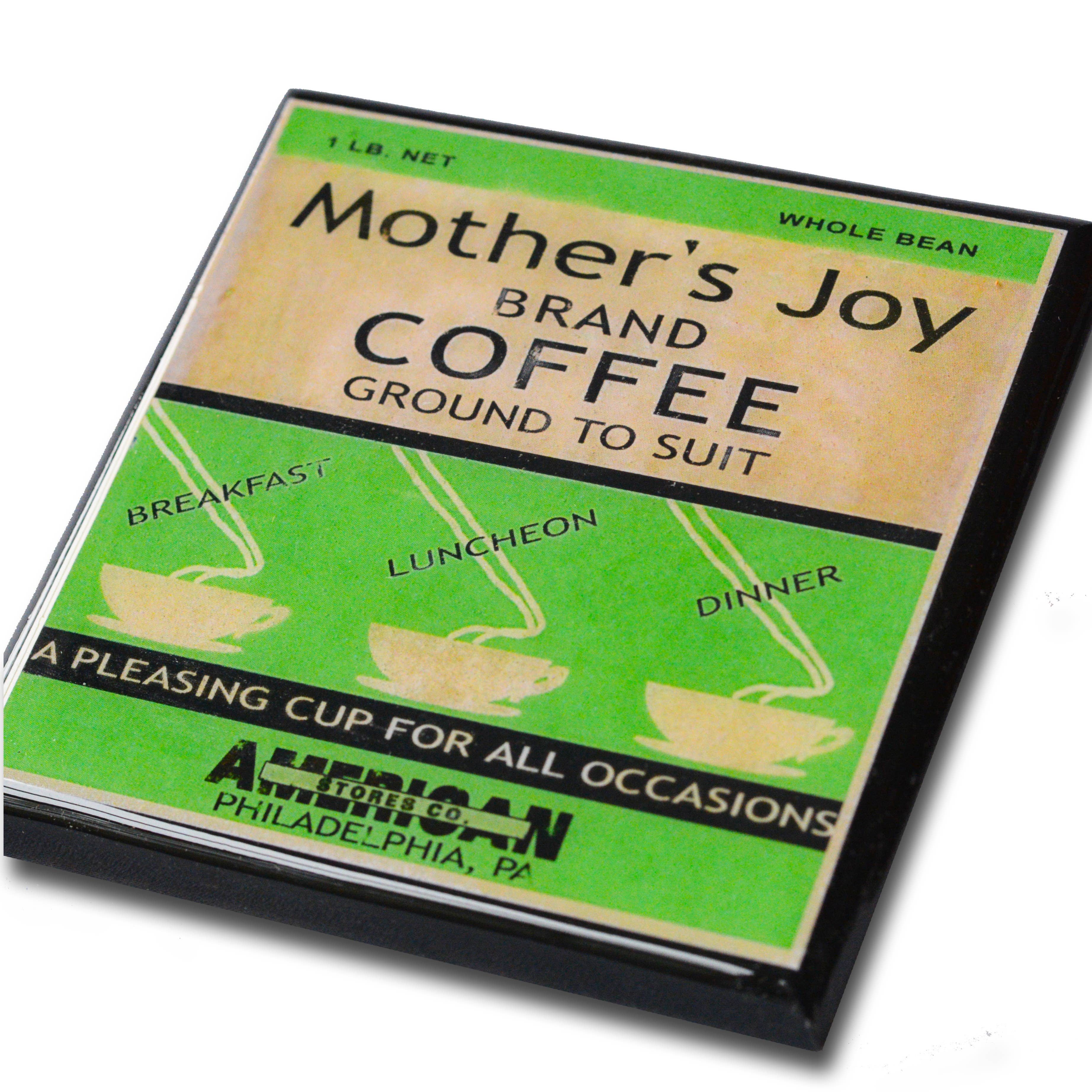 Cheltenham Road - Wholesale Coasters - Not Without My Coffee!  Vintage Coffee Label Coaster Set5