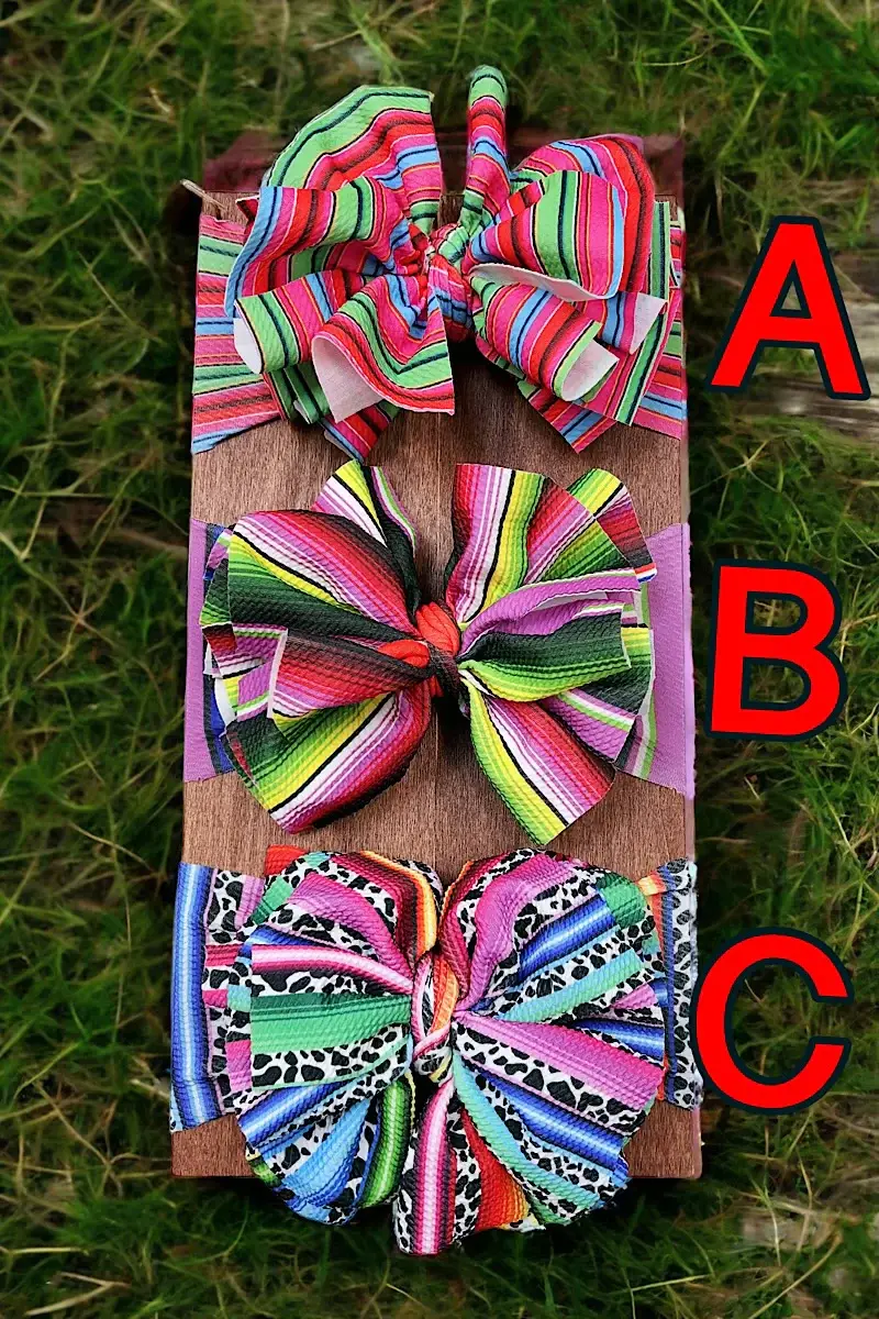 Kids Charm Online - Vente Serre-tête – enfant - Bandeau tendance imprimé à gros pompons pour enfants6