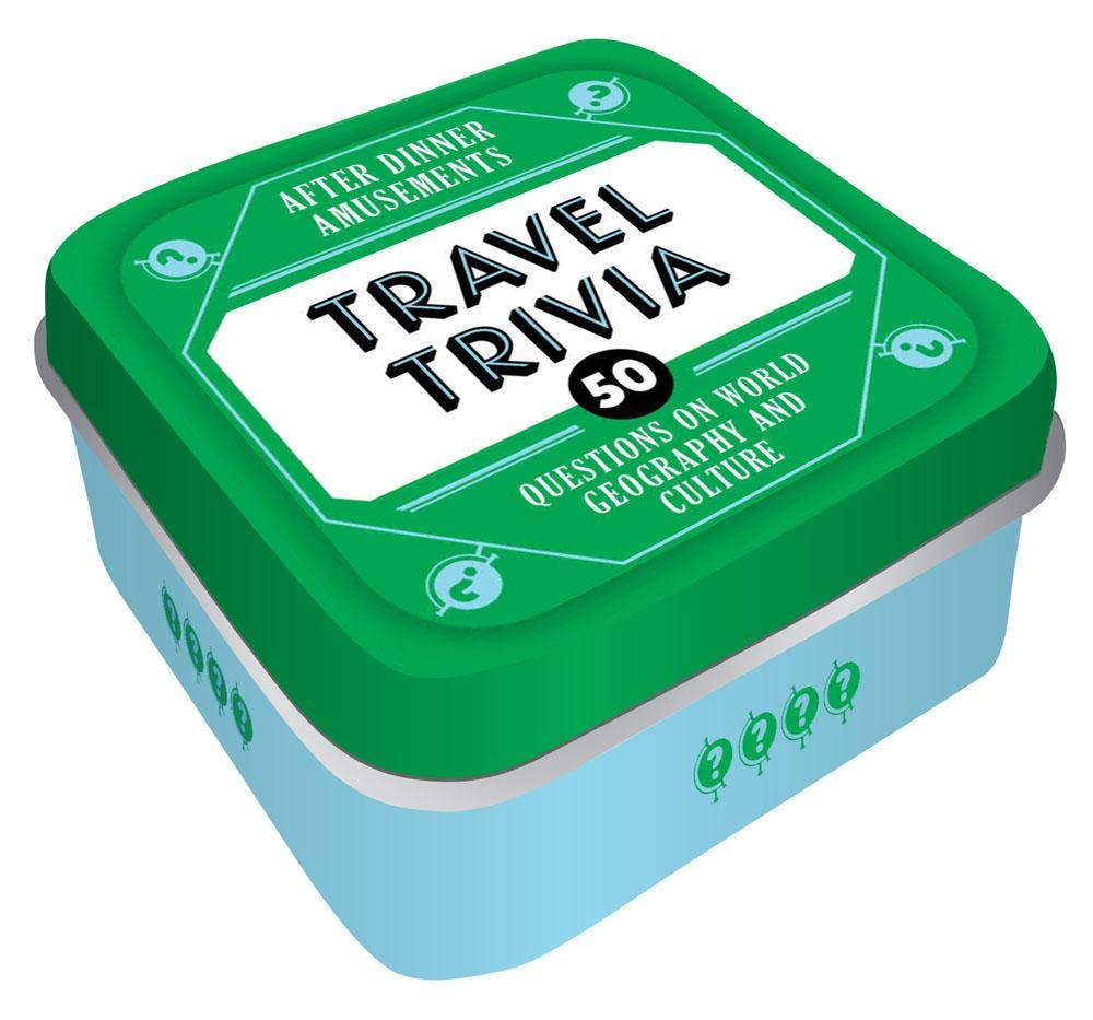 Chronicle Books - Wholesale Card Game - After Dinner Amusements: Travel Trivia