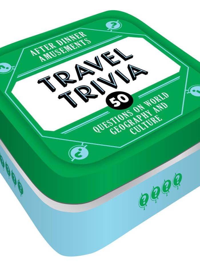 After Dinner Amusements: Travel Trivia for wholesale by Chronicle Books