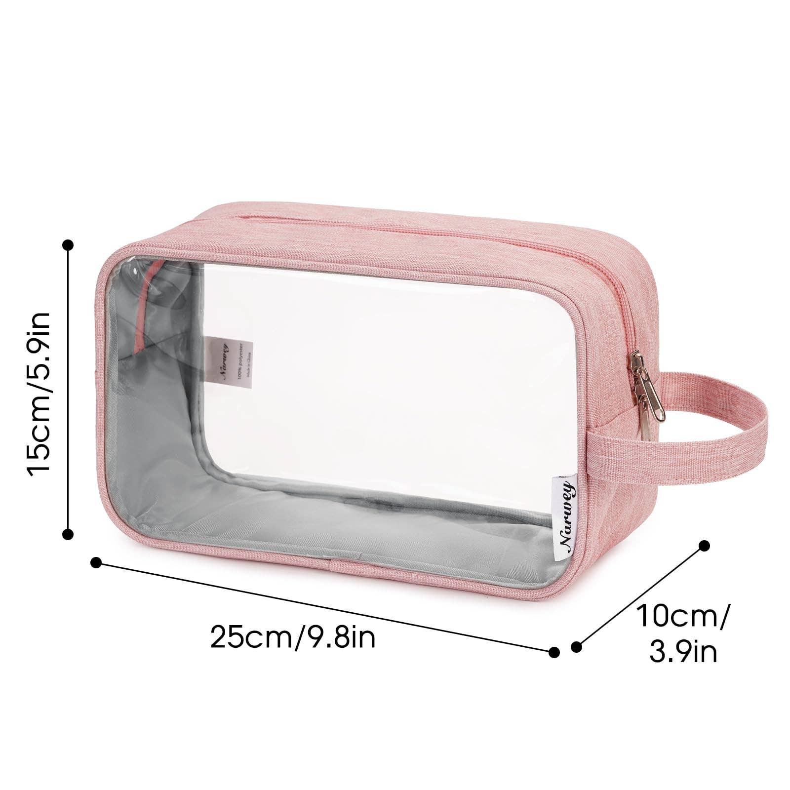 wandf - Wholesale Toiletry Bag - Women's - Clear Travel Toiletry Bag Makeup Bag Organizer with Zipper13