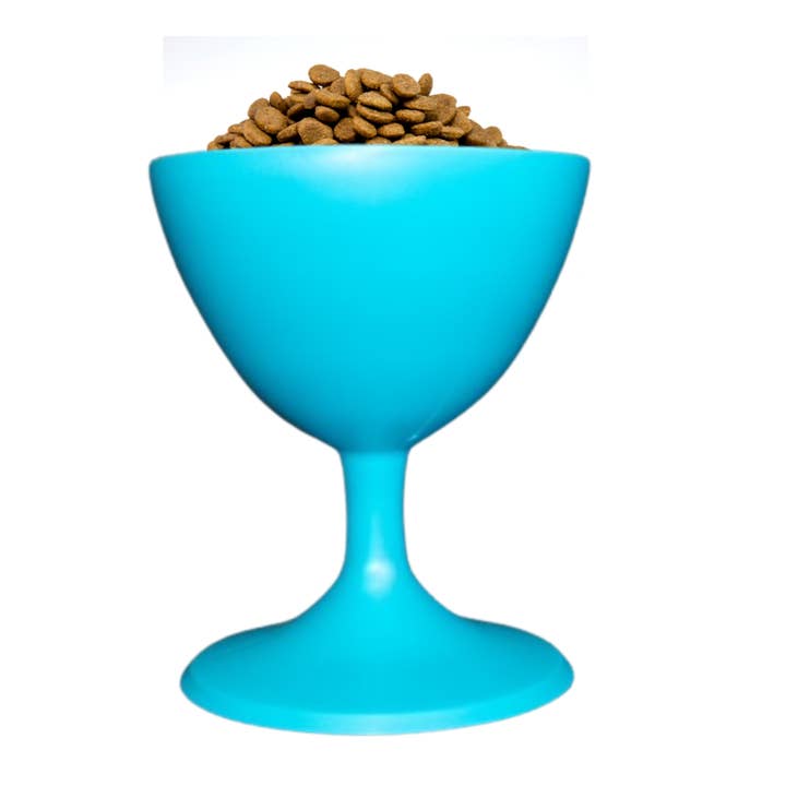 Cocktails with Fred - Wholesale Pet Bowl - Cat/Dog - Original Dog Wine Dish- Dog Bowl in a Wine Glass Design