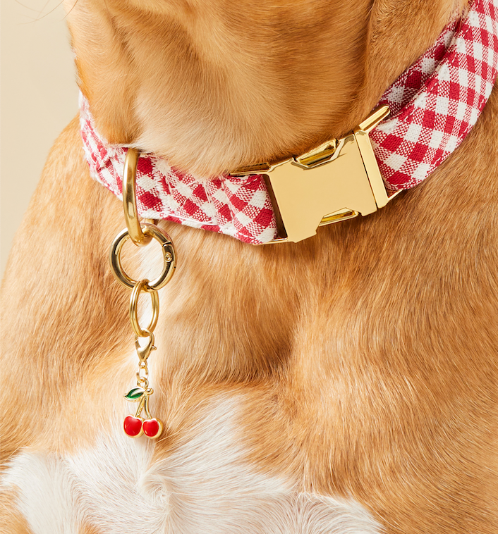 The Foggy Dog - Wholesale Pet Collar Charm - Cat/Dog - Cherries Collar Charm2