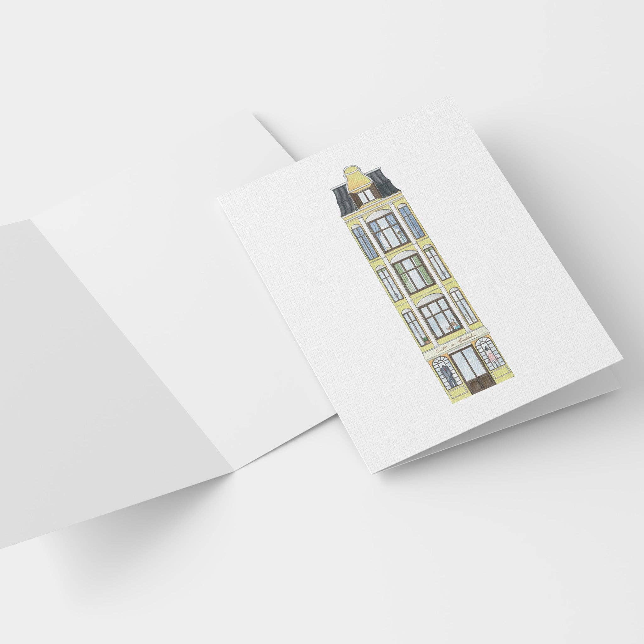 Cats in Amsterdam - Wholesale Postcard - Amsterdam (Postcards)2