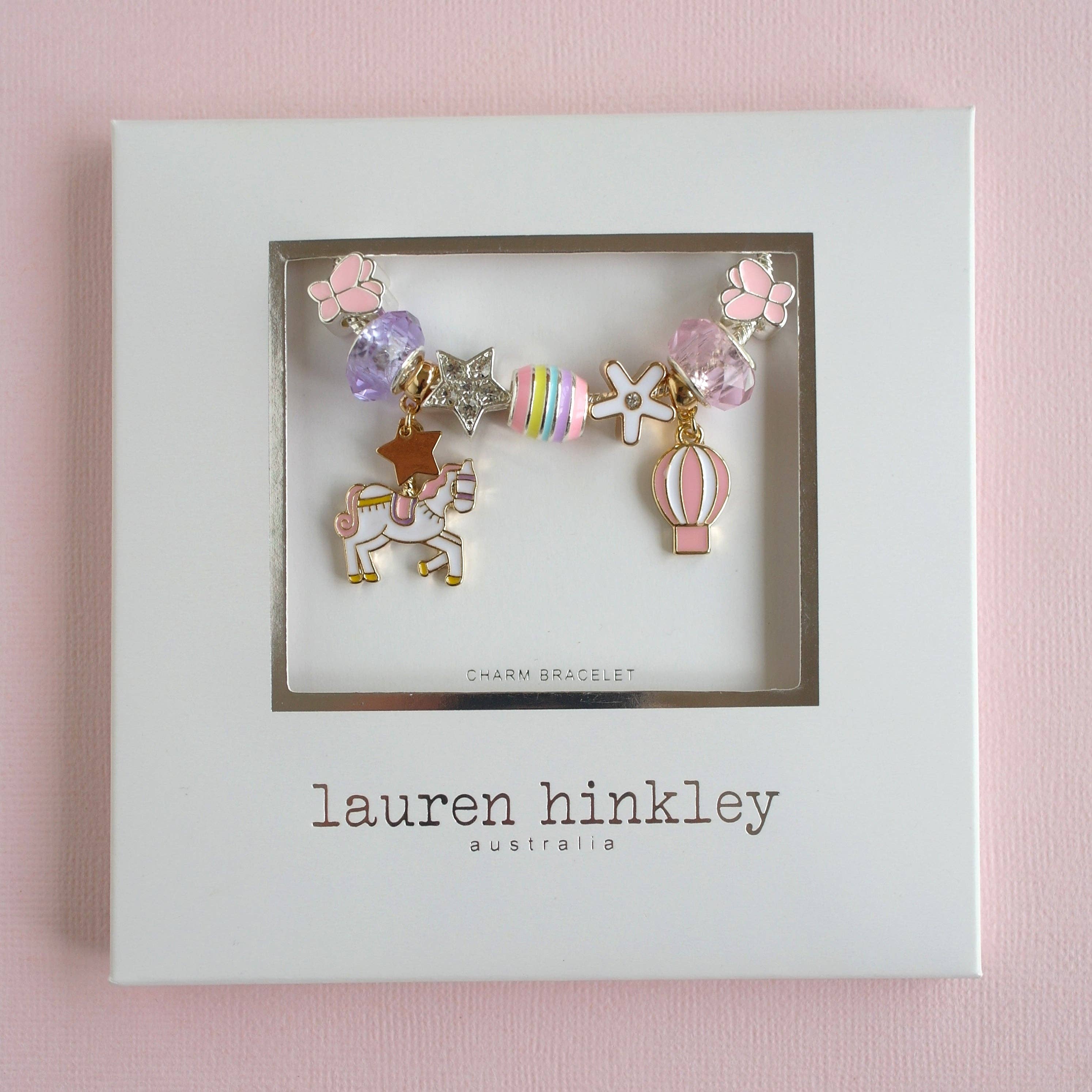 Lauren Hinkley Australia – Pulseira com pendente por atacado – Pulseira Unicorn Carrossel6