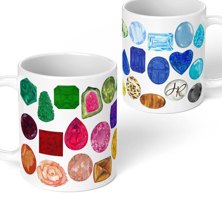 Juler's Row - Wholesale Coffee Mug - Favorite Gemstones Coffee Mug0