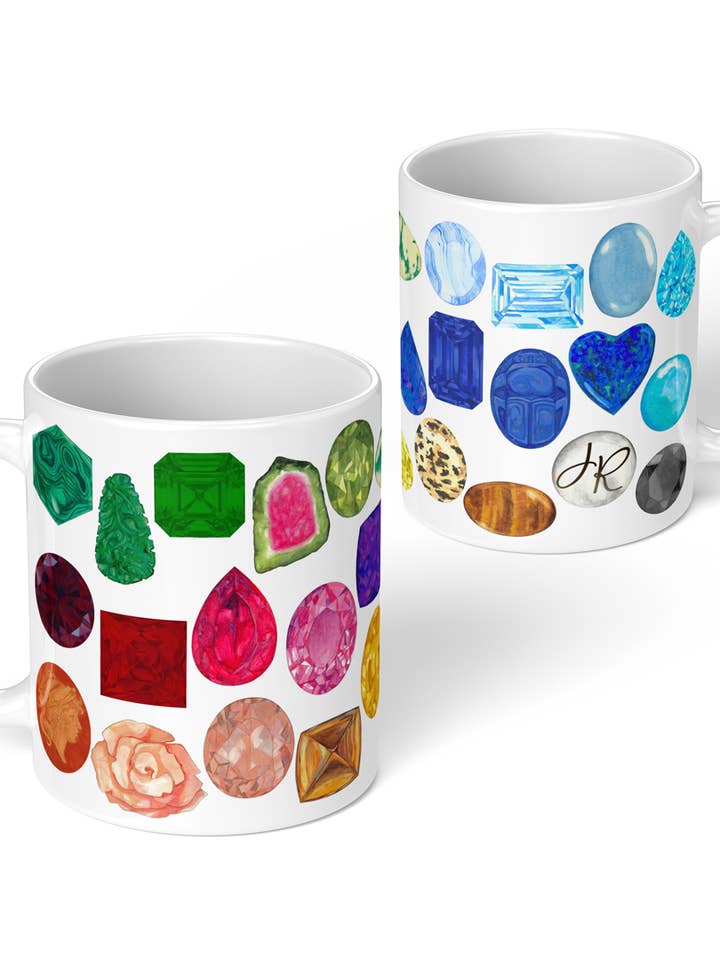 Favorite Gemstones Coffee Mug for wholesale by Juler's Row