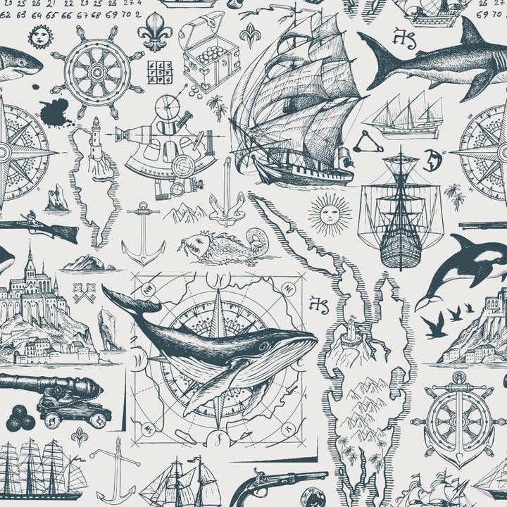 Everett Park - Wholesale Wallpaper - The Seven Seas Wallpaper