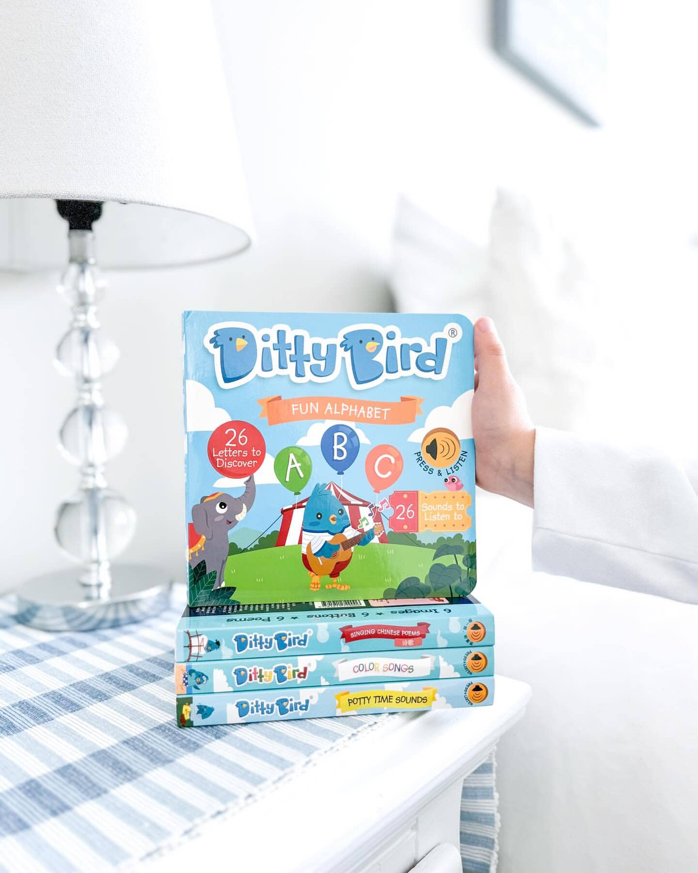 Ditty Bird - Wholesale Baby & Toddler Book (0-2) - Fun Alphabet | ABC Song | Ditty Bird Baby Sound Book USB-C14