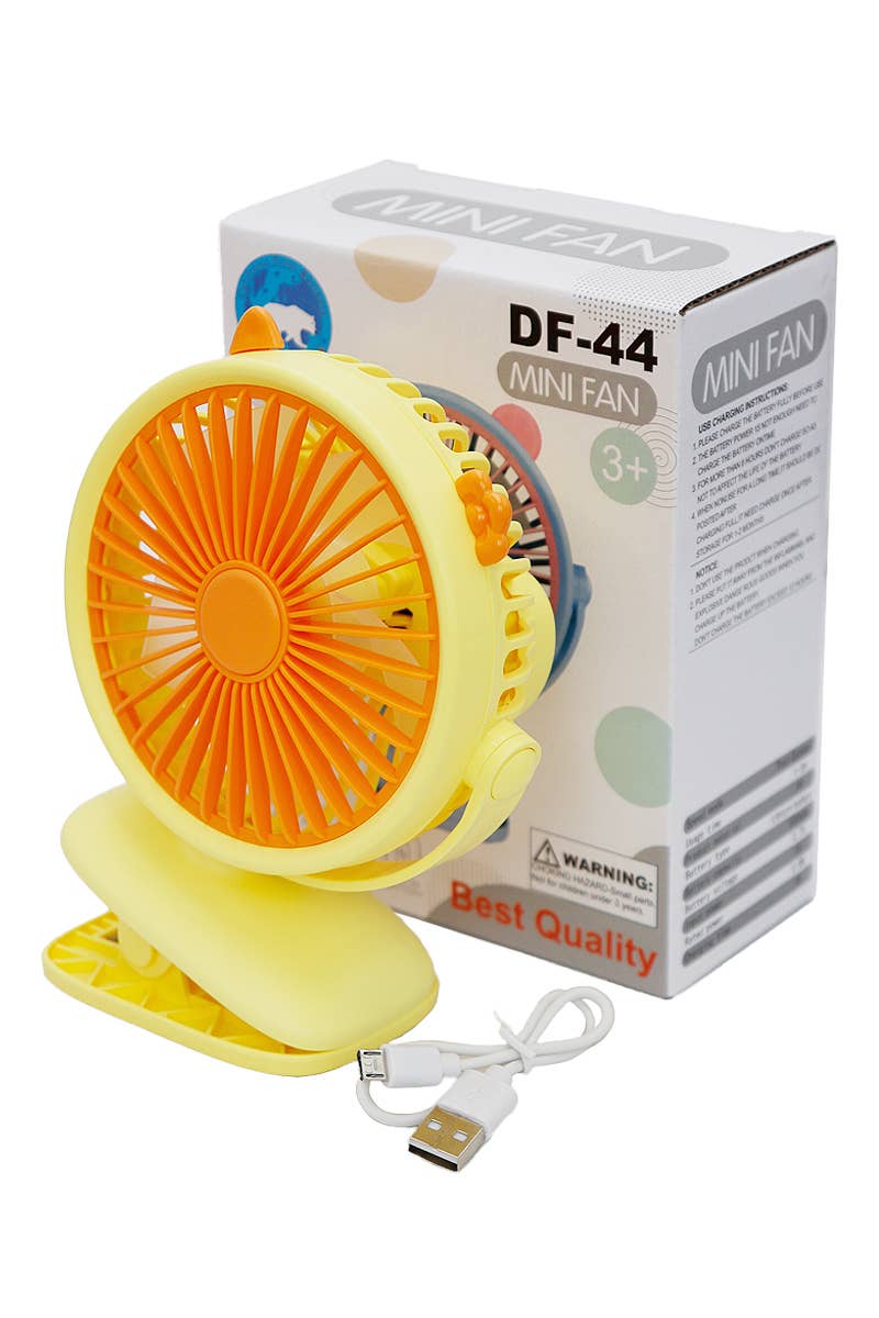 Cap Zone - Wholesale Handheld Electric Fan - Clip-On Rechargeable Portable Small Desk Fan6