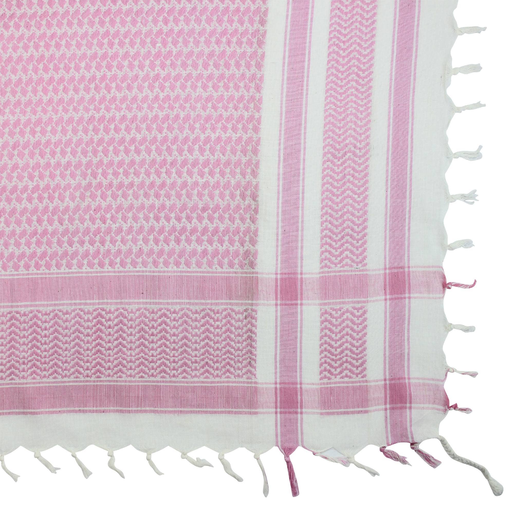Tribal Trade GmbH - Wholesale Scarf - Unisex - Palituch - White - Pink - Kufiya PLO towel3