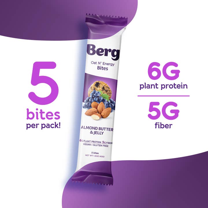 Berg Bites - Wholesale Snackreep - 43 g Almondboter en Jam Energiebites4