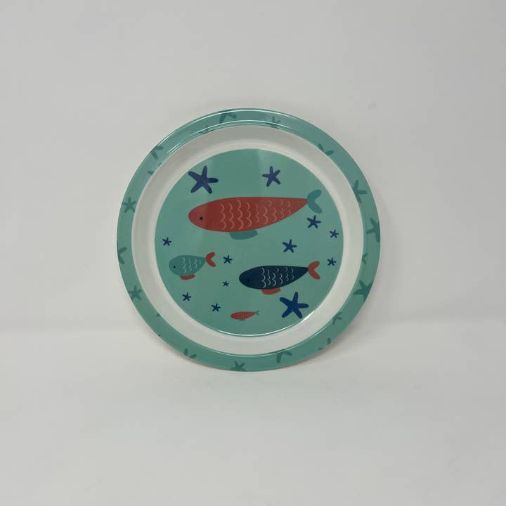 USA HomeMax - Wholesale Dinner Plate - Kids & Baby - Plastic Melamine Kids Round Plate Assorted Design & Colors1