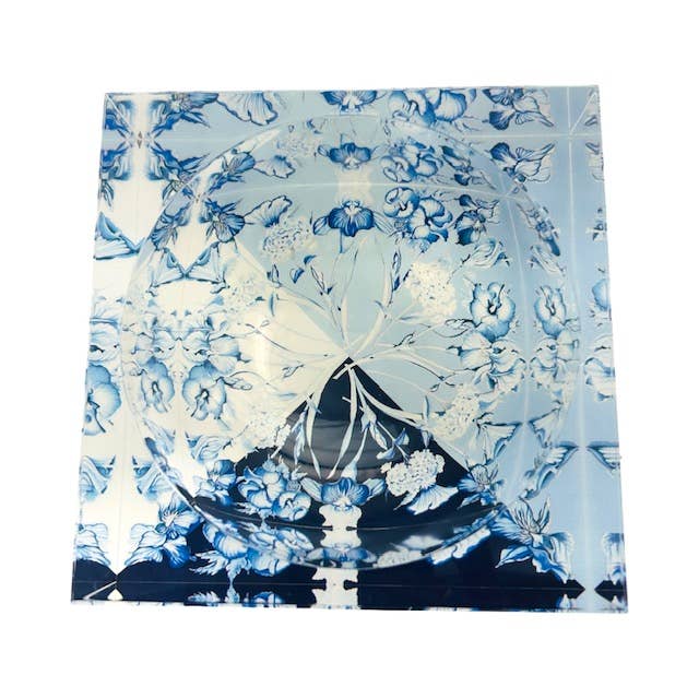 Maven Home - Wholesale Decorative Plate/Dish/Bowl - Aura Acrylic Bowl, Blue Iris1