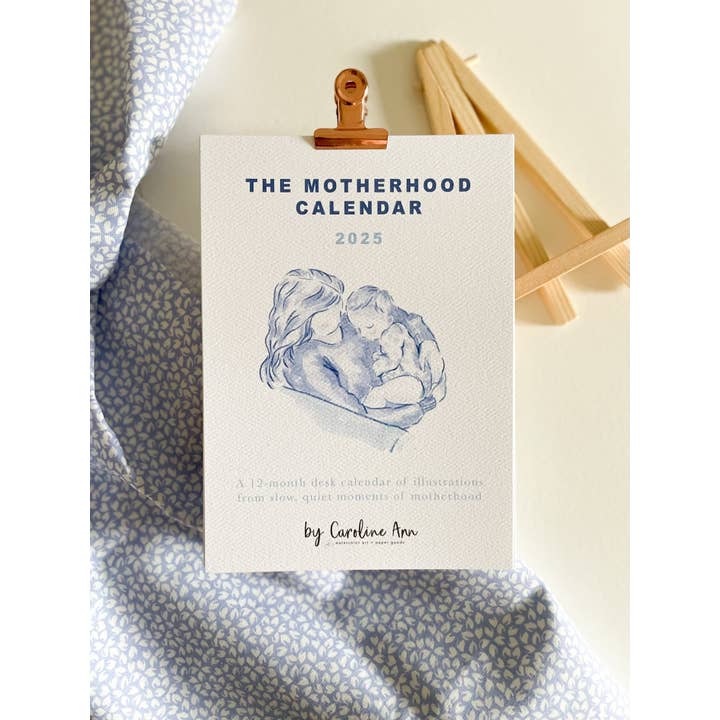 Motherhood Calendar 2025 for wholesale by By Caroline Ann