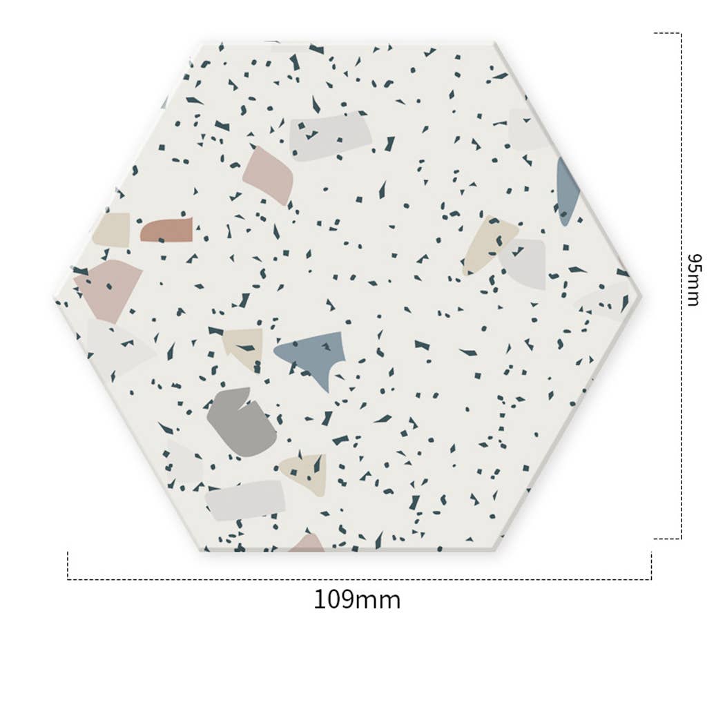 Ailly's garden – wholesale Coasters – Hexagon Diatomite Coaster Fast Absorption Non Slip5