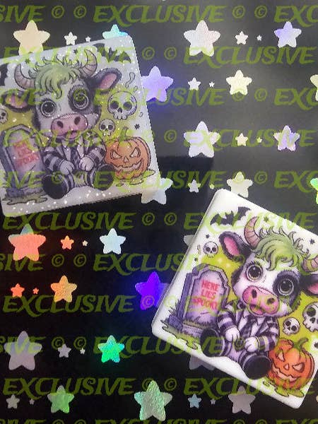 1 pc - EXCLUSIVE - Printed - Beetlecow Focal Bead for wholesale by MadiLind's Crafting Corner, LLC