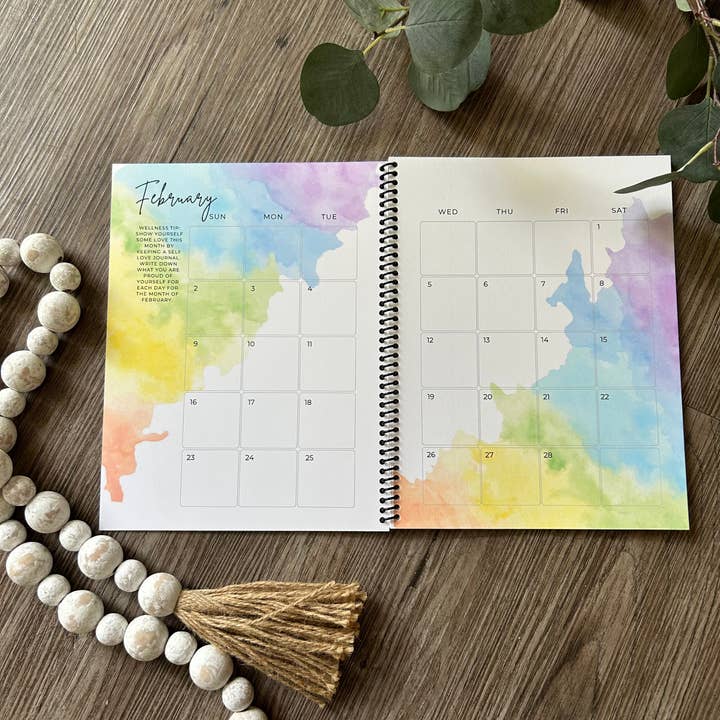 Ink + Splash - Wholesale Planner - 2025 Monthly Planner - 8x10