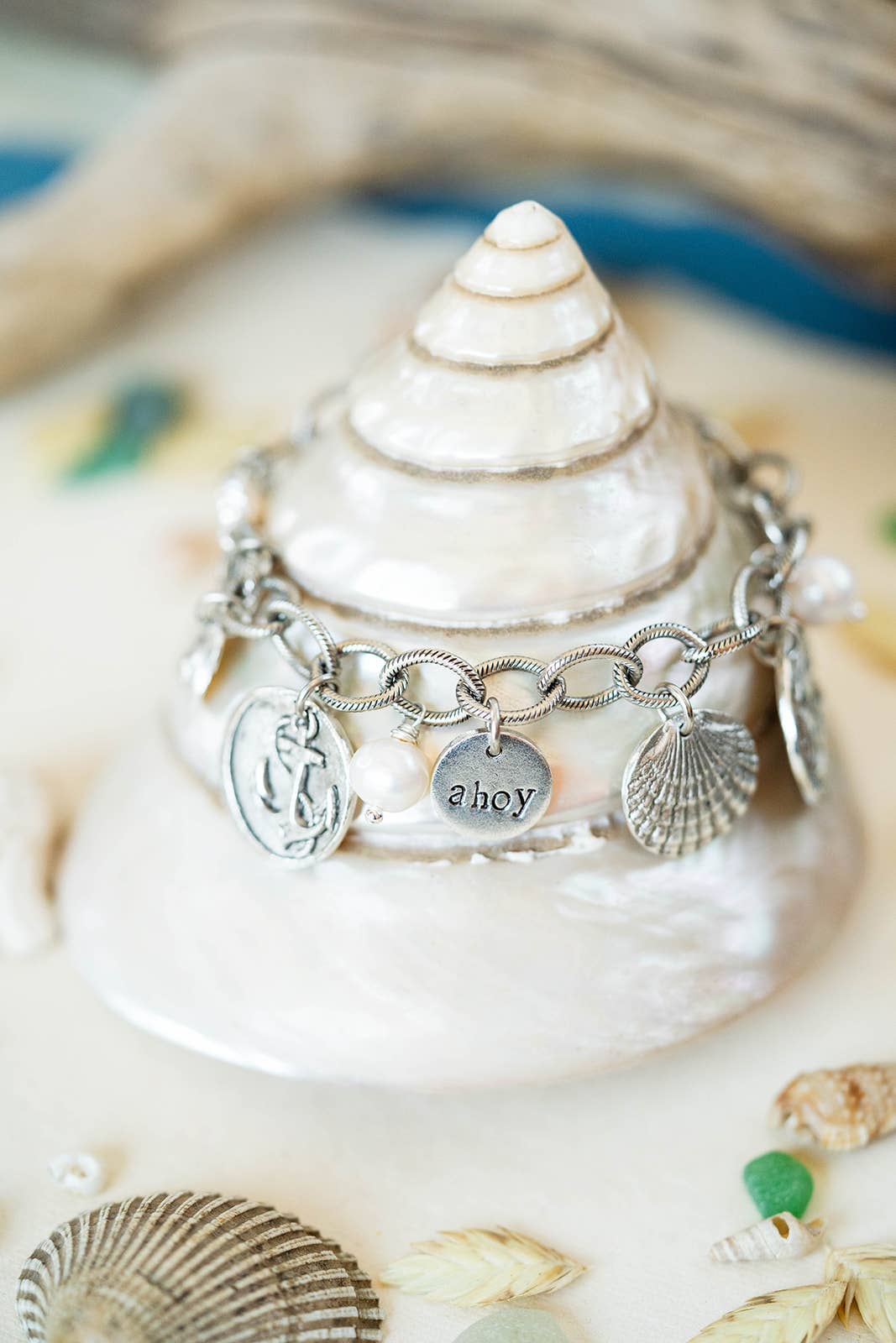 Bella Vita Jewelry - Wholesale Charm/Dangle Bracelet - Yacht Rock Charm Bracelet | Statement Charm & Chain Bracelet3