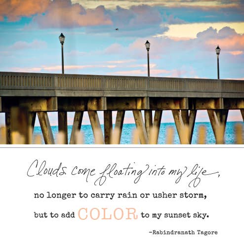 Bonair Daydreams - Wholesale Everyday Greeting Card - 649CM: Clouds come floating into my life, no longer to carry