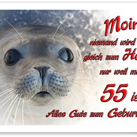 Numero compleanno/biglietto di auguri/55° compleanno/5298552 per la vendita all'ingrosso da parte di Yabué