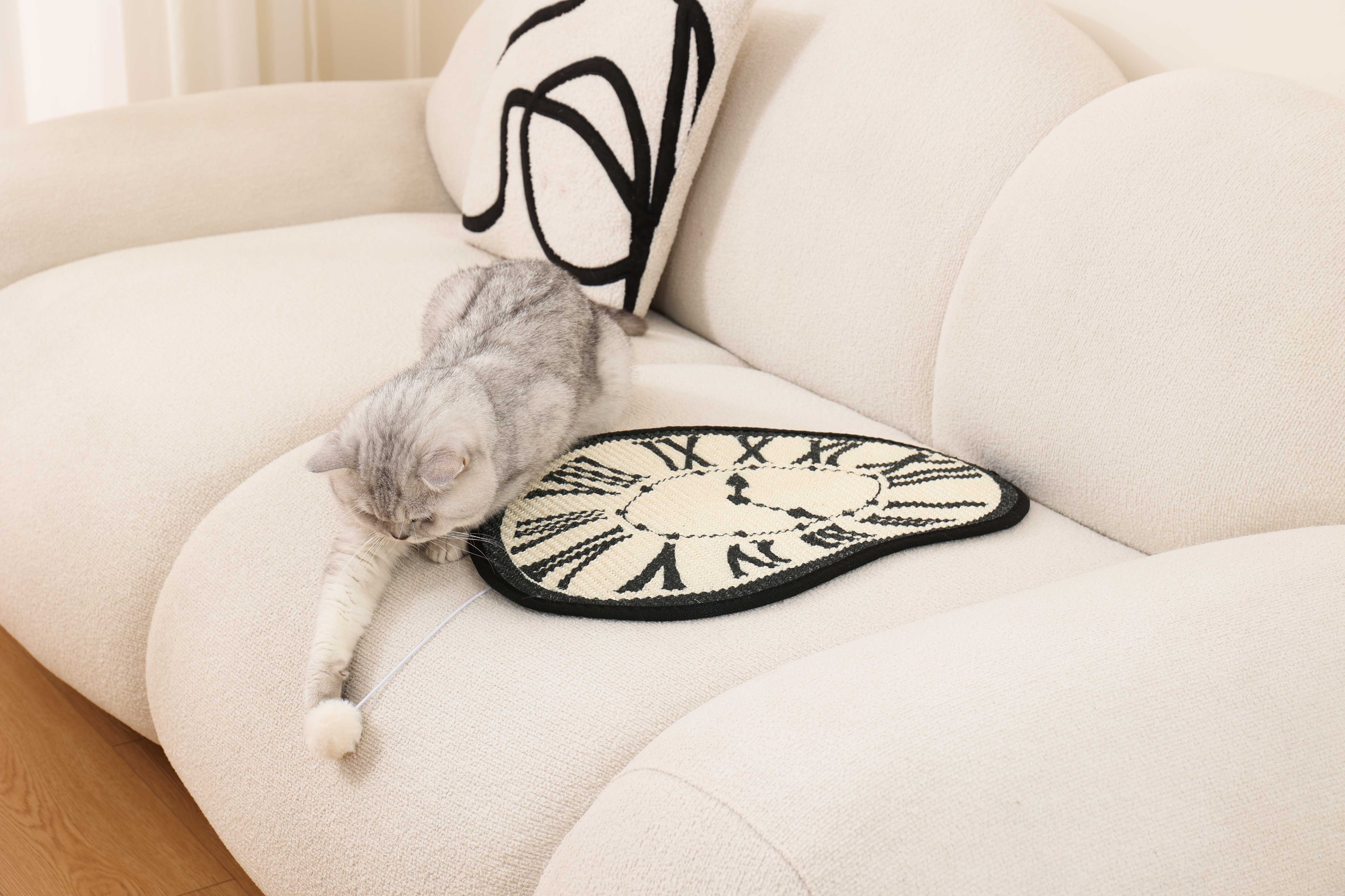 Furrther - Wholesale Pet Scratcher - Cat - Melting Clock Cat Scratching Mat3