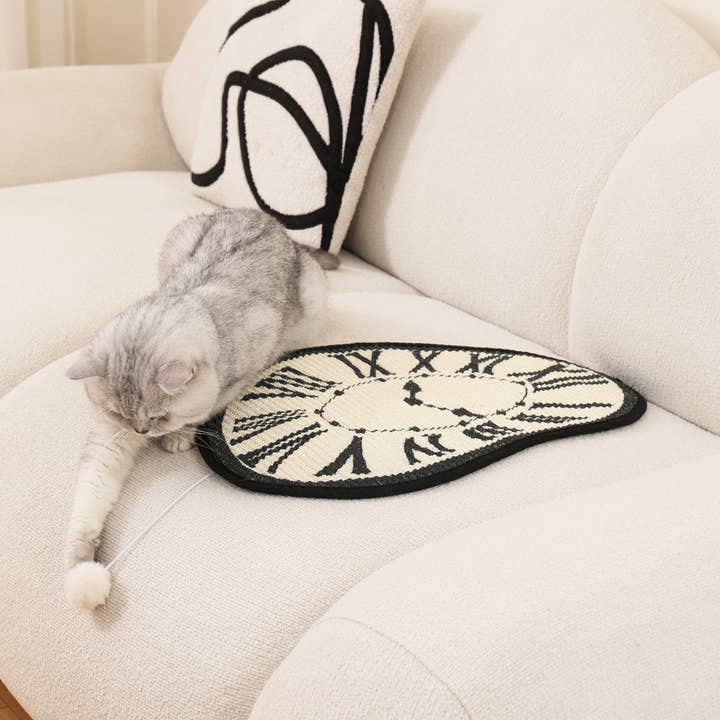 Furrther - Wholesale Pet Scratcher - Cat - Melting Clock Cat Scratching Mat3