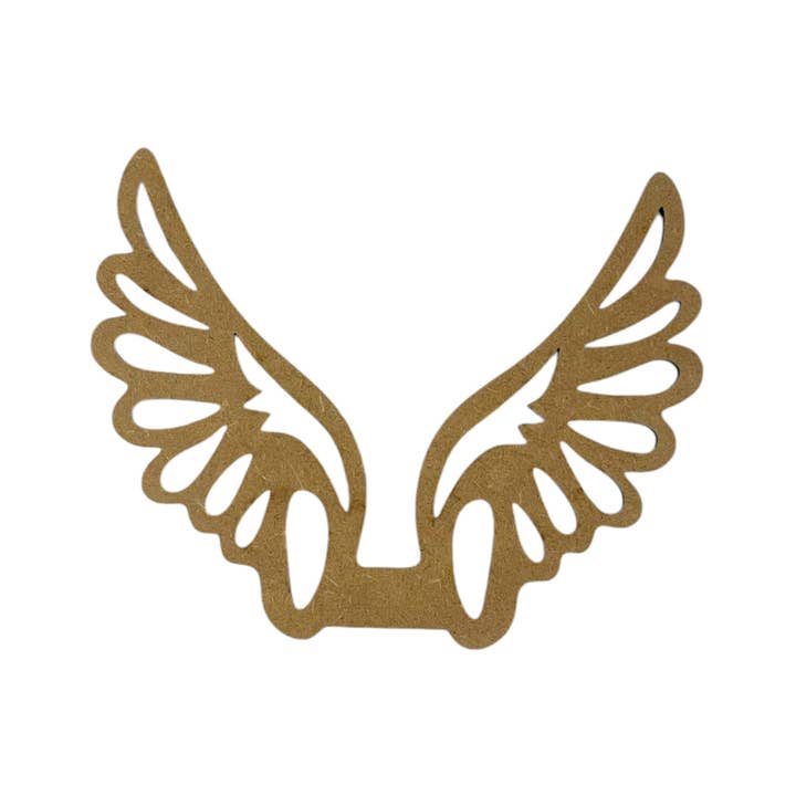 MB Cordas - Wholesale Ornament - Wooden Angel Wings Christmas Ornament for Crafts DIY Board