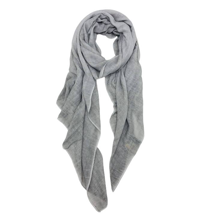 JC Sunny Fashion - Vente Écharpe – femme - Écharpe Gris Stonewash JC02261304