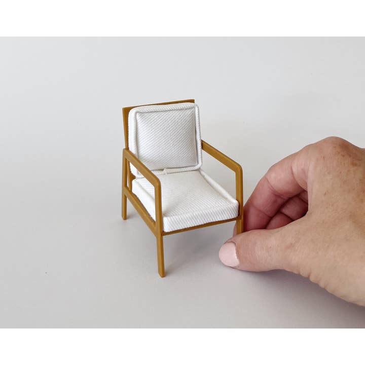 Miniette – wholesale Doll accessory kit – Kids – Modern Dollhouse Armchair5
