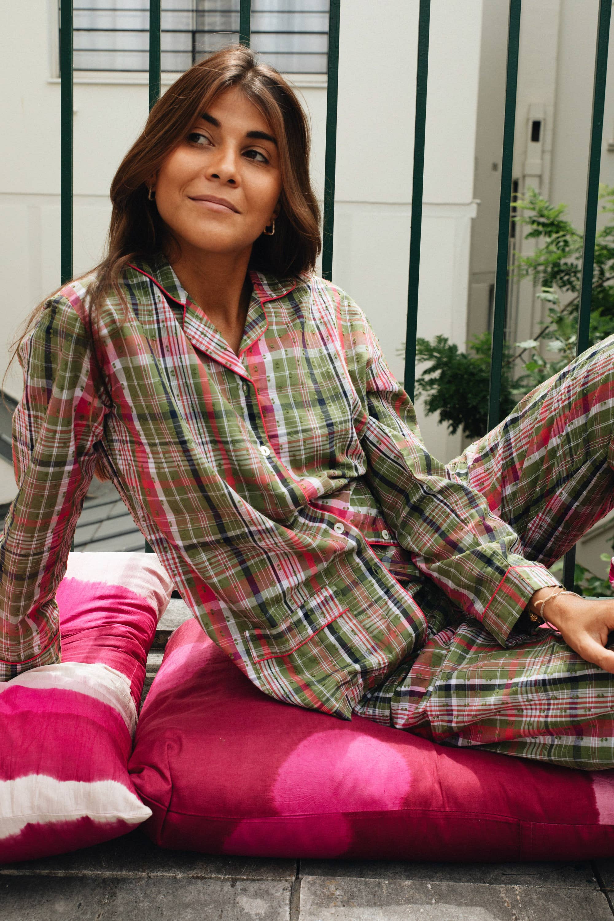 GERMAINE DES PRES - Wholesale Sleepwear Set - Women's - Camille Madras pajamas1