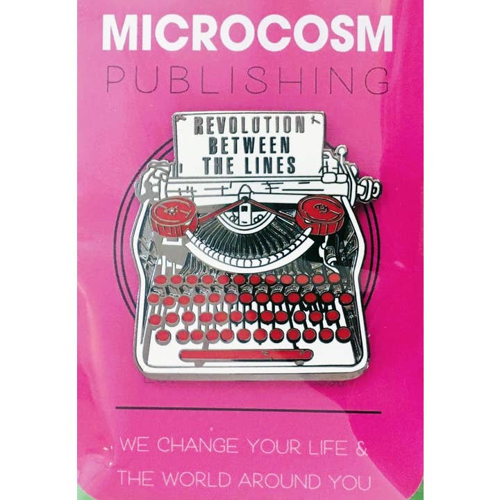 Microcosm Publishing & Distribution - Vente Épinglettes/boutons - Pin émaillé Révolution entre les lignes