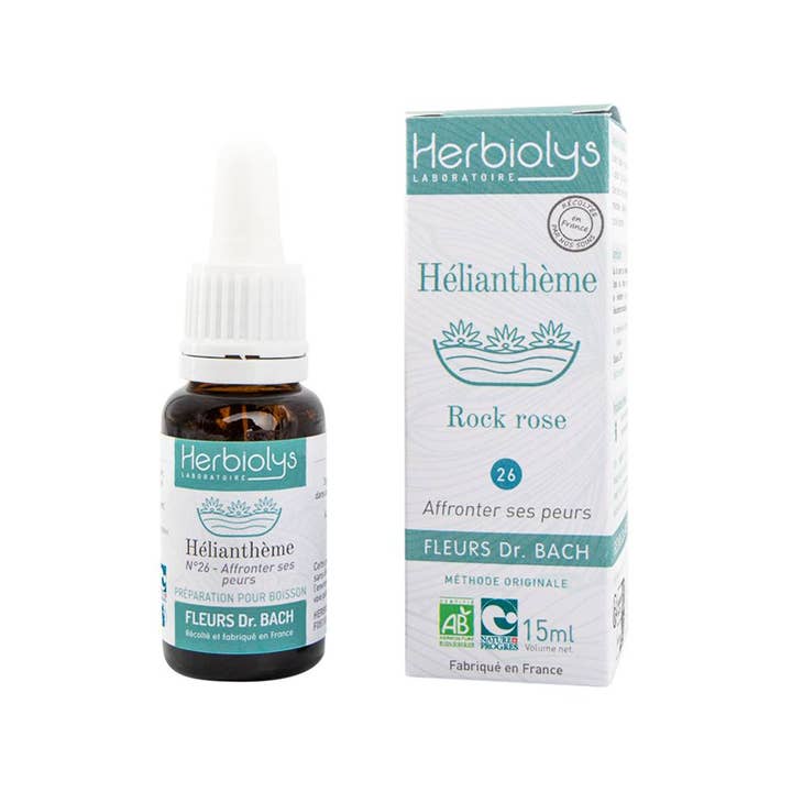 Rock Rose Floral Elixir (No. 26) for wholesale by Herbiolys