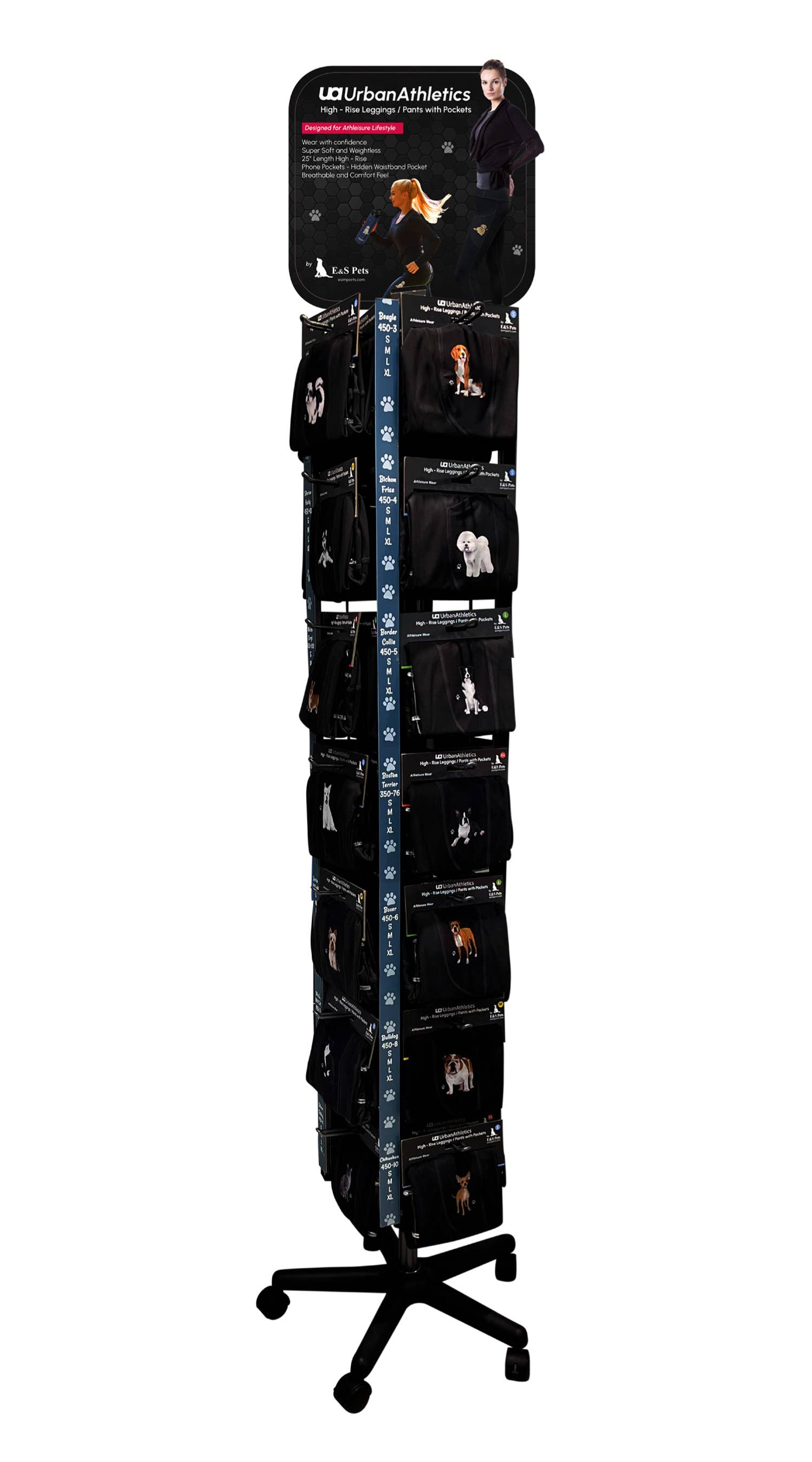 E&S Pets - Venta al por mayor Leggings modernos - Mujer - PAQUETE INICIAL DE LEGGINGS DE TALLE ALTO DE 25 PULGADAS2