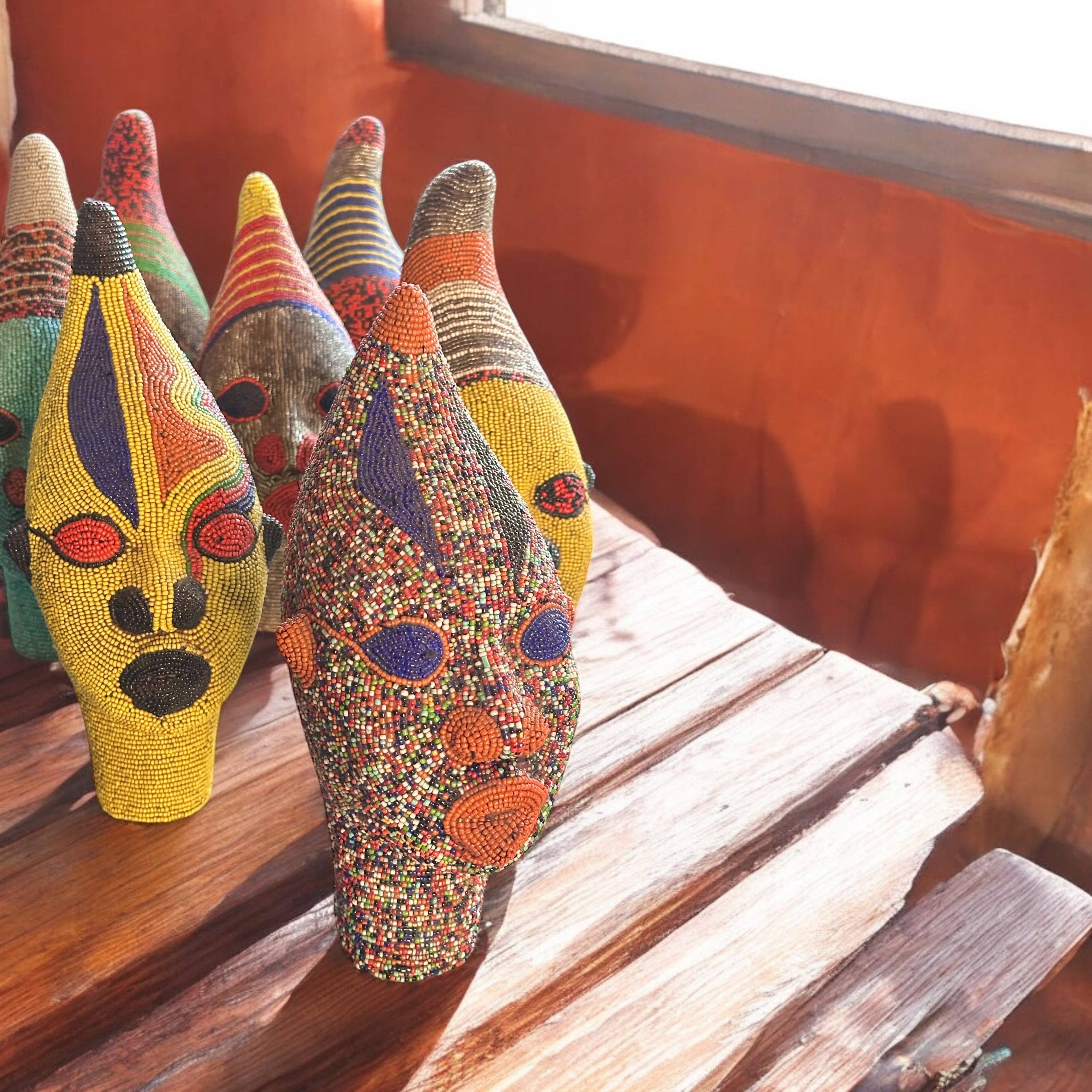 SOUK in the CITY - Wholesale Decorative Figurine - MEDIUM Bamileke Statues - new design13