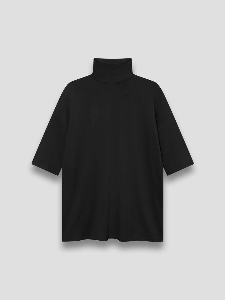 Tomasine Gola Alta - Preto por atacado de RESIDUS