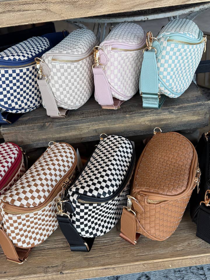 Birdie Saddle Checkered Crossbody Bag and other Purchase Wholesale hayden. Free Returns & Net 60 Terms on Faire trending on Faire.