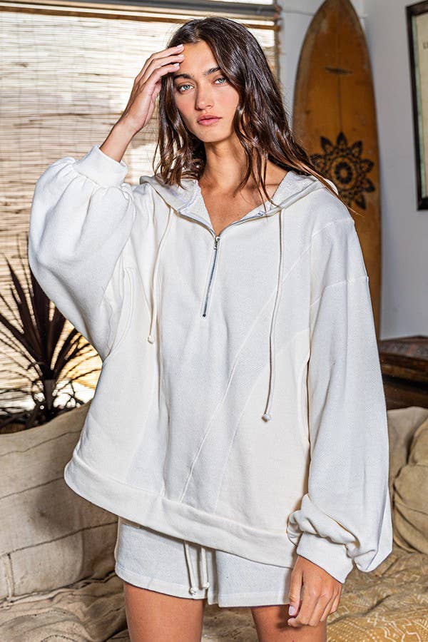 BUCKETLIST INC - Wholesale Hoodie - Women's - T1173A Zip-up French Terry Pullover Hoodie Jacket12