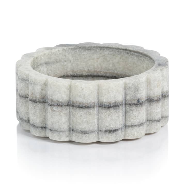 Bol à condiments en marbre pour la vente par Zodax