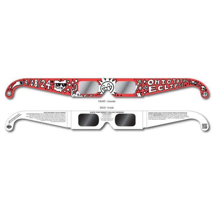 Off The Wagon - Wholesale Sunglasses - Unisex - SALE- Solar Eclipse Glasses 2(024 OHIO Design)2