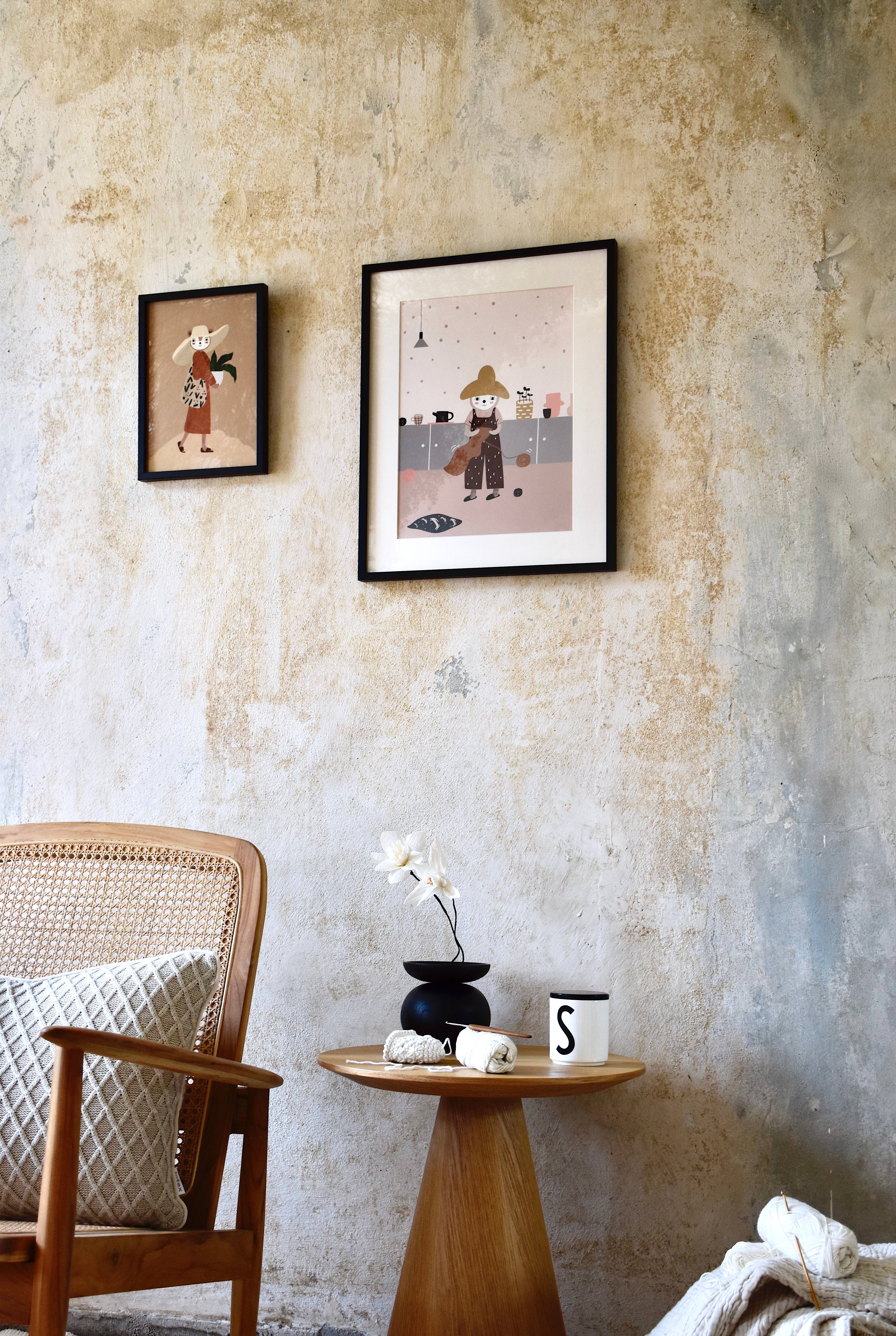 Little Otja - Wholesale Picture Frame - Picture Frame Black, A42