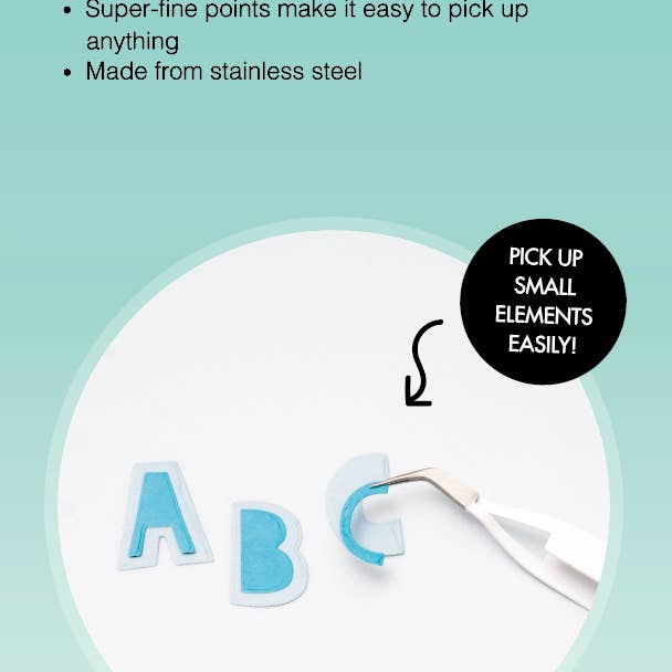 Ecstasy Crafts Distributing - Wholesale Tweezers - SL Craft Tweezer Essential Tools 70x230x10mm 1 PC nr.012