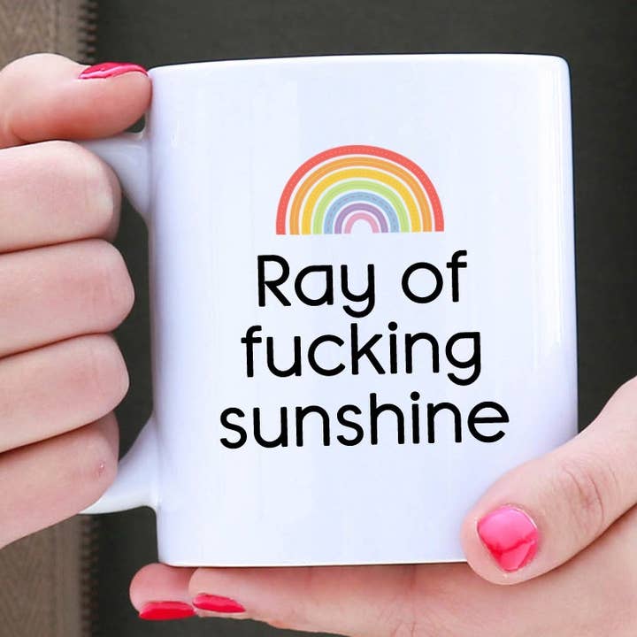 Ray of Sunshine Ceramic Mug for wholesale by Cronin's Books and Bits